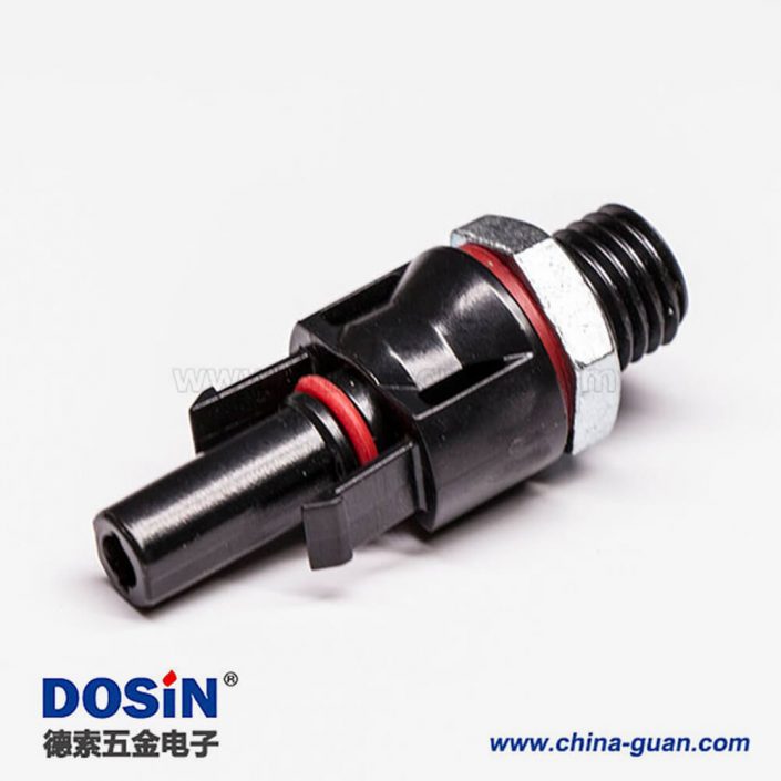 板端Mc4連接器公頭接線太陽(yáng)能板