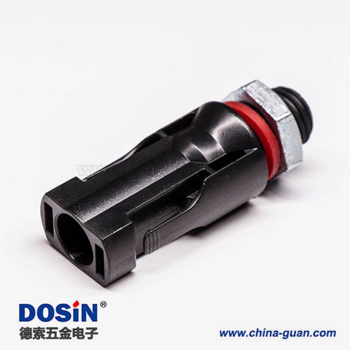 板端Mc4連接器母頭太陽(yáng)能防水