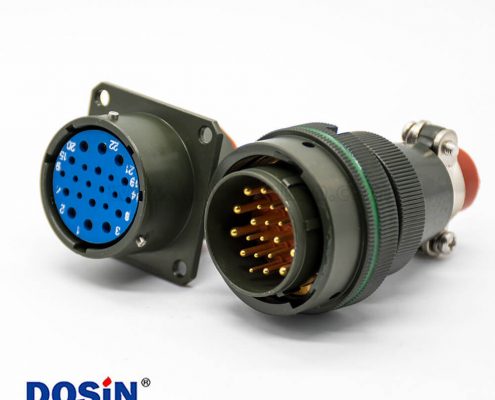 航空插頭插座XCE系列22芯卡口連接插頭接線焊接插座面板安裝焊杯4孔法蘭直式27殼體