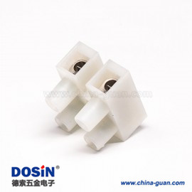 貫通端子臺(tái)H型4孔焊接白色接線式端子連接器