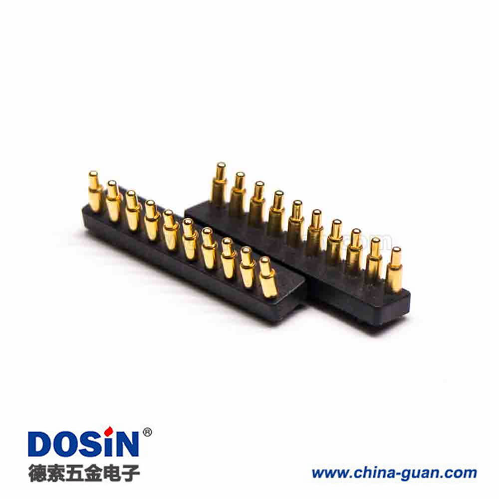 Pogo Pin 探針式連接器多Pin型側(cè)放式間距2.2MM單排10芯普通單頭 Pogo Pin 探針式連接器多Pin型側(cè)放式間距2.2MM單排10芯普通單頭