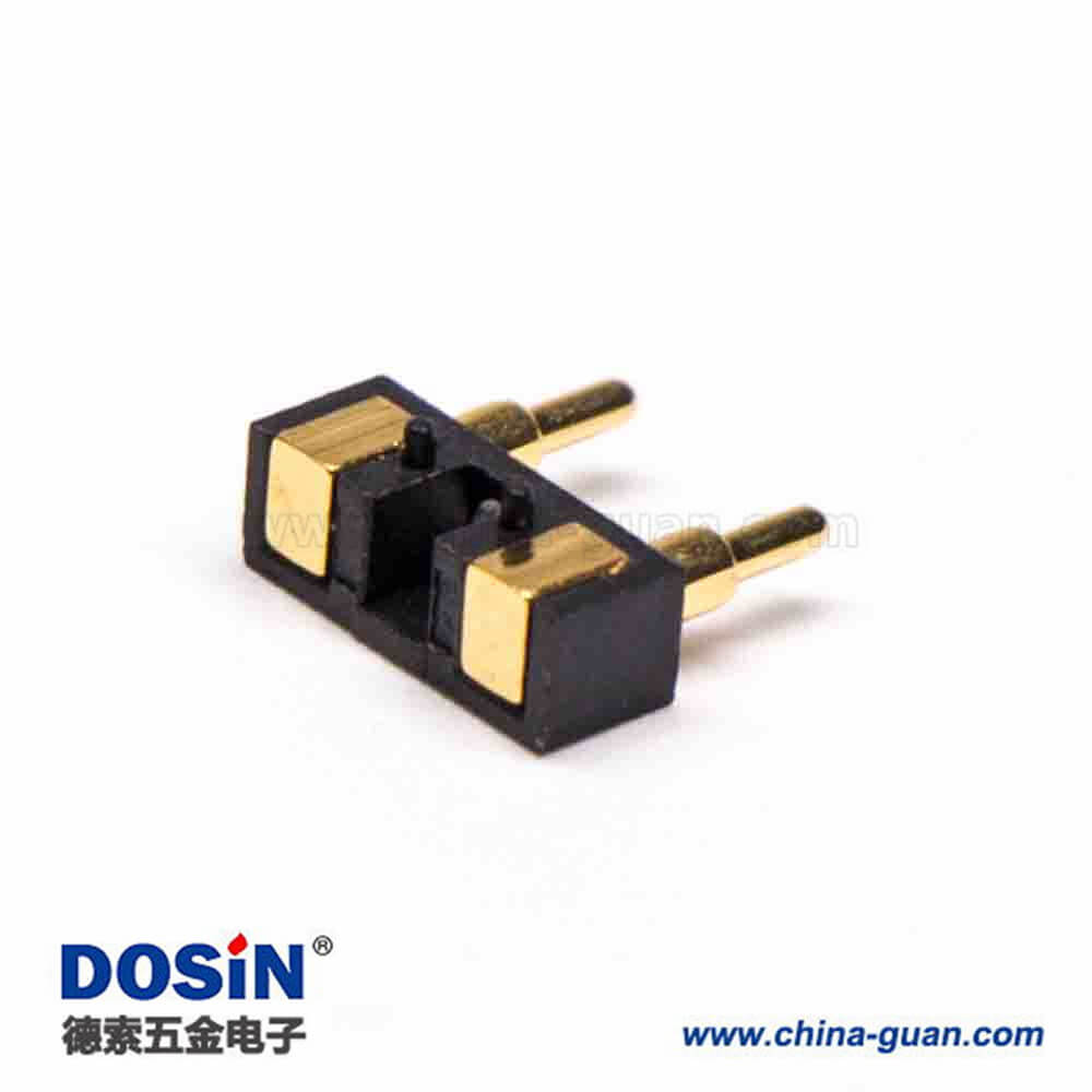 電池連接器 Pogopin2芯5MM間距焊接式多Pin系列F型 電池連接器 Pogopin2芯5MM間距焊接式多Pin系列F型