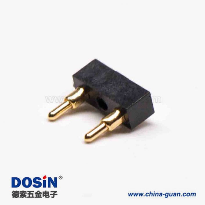 電池連接器 Pogopin2芯5MM間距焊接式多Pin系列F型 電池連接器 Pogopin2芯5MM間距焊接式多Pin系列F型