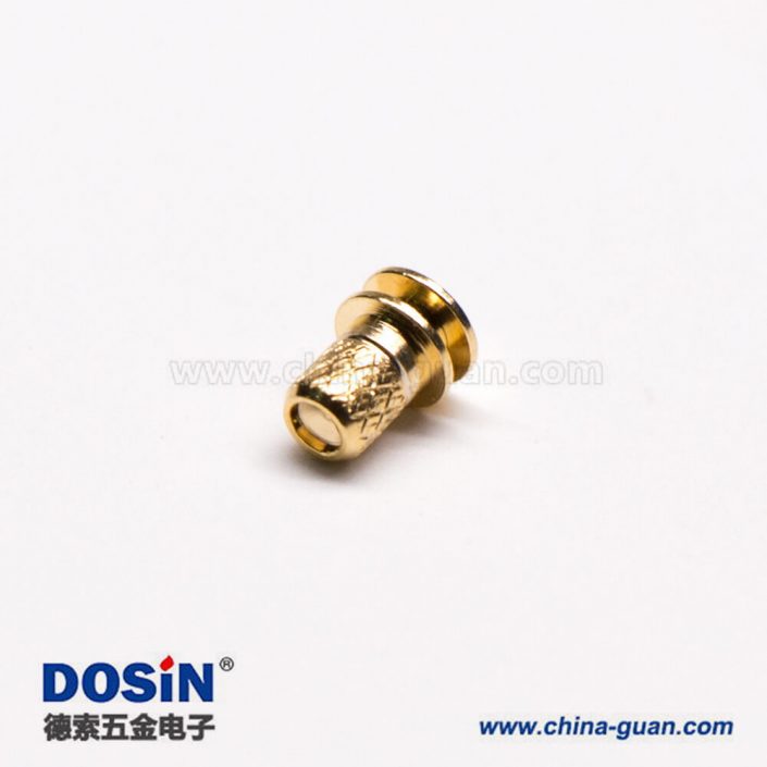 貼片Pogo Pin鍍金直式黃銅單芯異形插件式連接器 貼片Pogo Pin鍍金直式黃銅單芯異形插件式連接器
