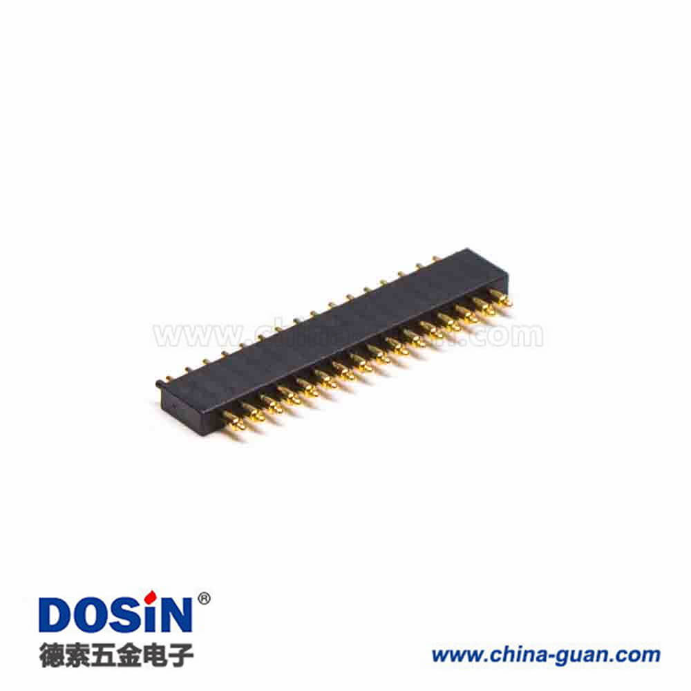 多Pin連接器雙頭系列16芯單排2.54MM間距Pogo Pin連接器 多Pin連接器雙頭系列16芯單排2.54MM間距Pogo Pin連接器