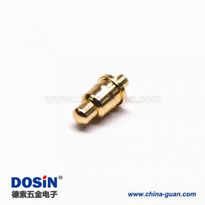 Pogo Pin探針式異形系列直式黃銅鍍金單芯連接器 Pogo Pin探針式異形系列直式黃銅鍍金單芯連接器
