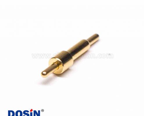 Pogo Pin針異形系列鍍金黃銅單芯插件式彈簧針
