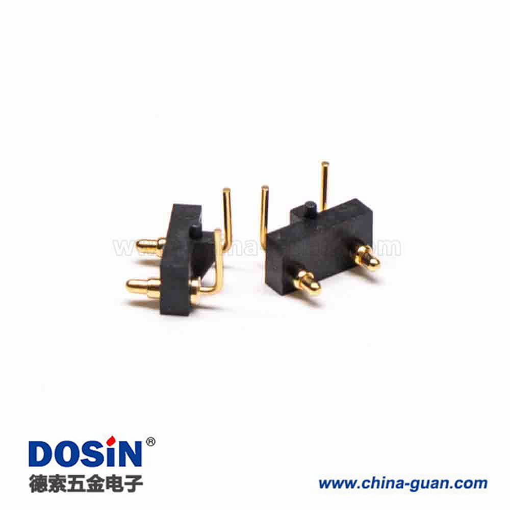 連接器彈簧針PogoPin連接器多Pin系列間距2.54MM折彎式8芯 連接器彈簧針PogoPin連接器多Pin系列間距2.54MM折彎式8芯