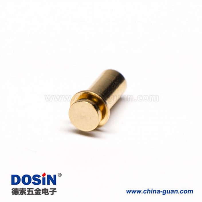 Pogo Pin單針連接器異形系列P型黃銅鍍金直式 Pogo Pin單針連接器異形系列P型黃銅鍍金直式