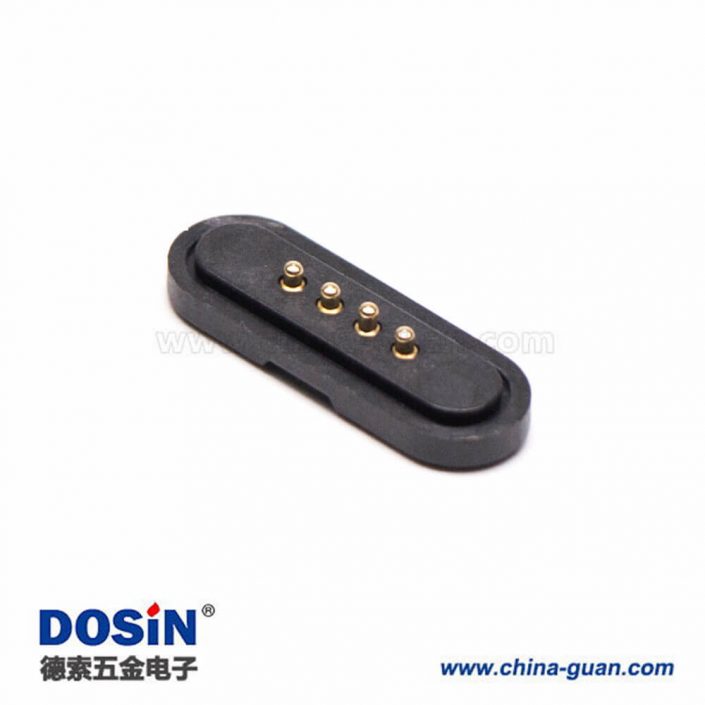 Pogo Pin彈簧針4針單排黃銅鍍金側(cè)放式2.54MM間距單針普通頭 Pogo Pin彈簧針4針單排黃銅鍍金側(cè)放式2.54MM間距單針普通頭