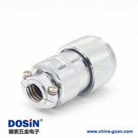 1 16芯航空插頭GX40直式電纜公插頭接線連接器