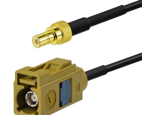 Fakra SMB連接器母轉(zhuǎn)公RG174組裝天線延長(zhǎng)線束