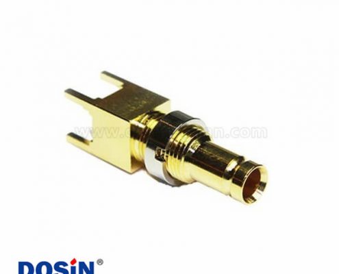 1.0 / 2.3連接器插孔直75Ω焊接端接,PCB安裝標(biāo)準(zhǔn)隔板配件