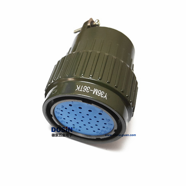 Y36M系列快速連接式航插Y36M-36TK 36芯圓形連接器