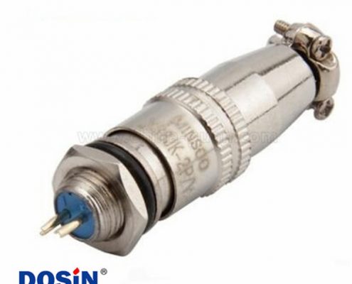 鍍金XS8-2芯開孔8mm 推拉式航空插頭XS8 2P