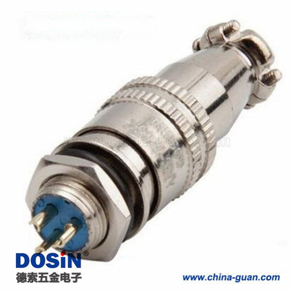 XS9-3芯開孔9mm推拉式航空插頭XS9-3P