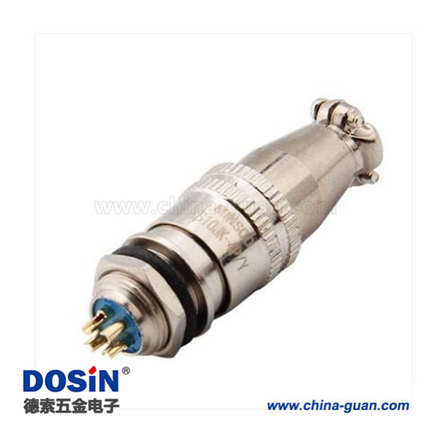 169 航空插頭XS10-4P 4芯開孔10mm公母套裝