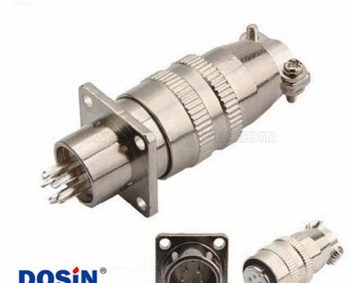 XS12 5芯圓形連接器推拉式航空插頭