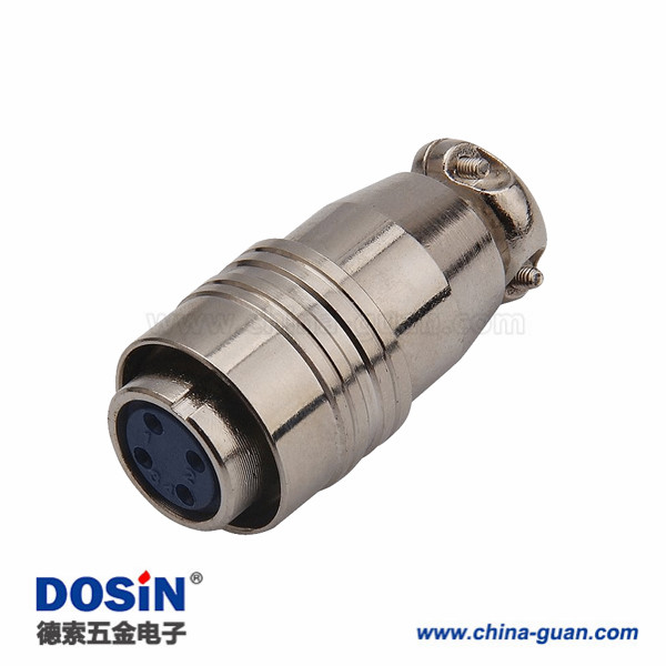 XS16 4芯正裝對接航空插頭圓形連接器