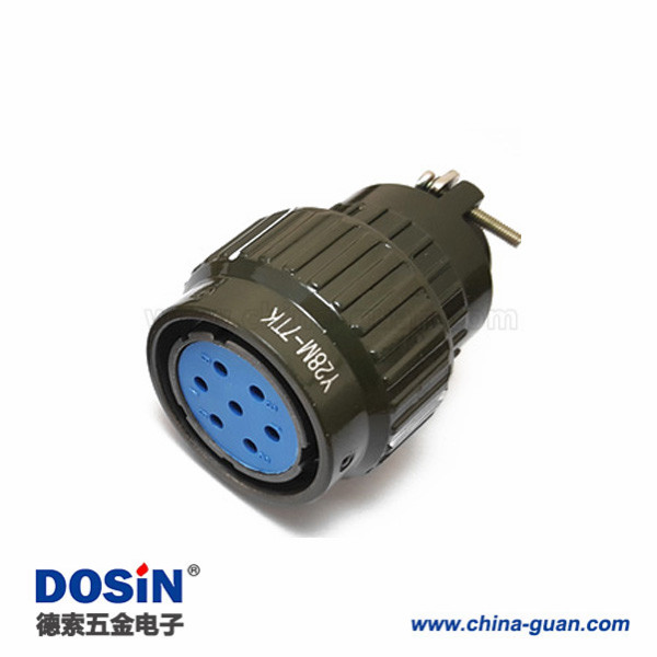 Y2M-7TK 7芯航空插連接器卡扣連接