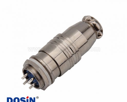 航空插頭XS16 6芯連接器開孔16mm