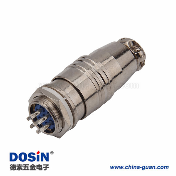 209 XS16型快速卡扣航空插頭7芯公母套裝推拉自鎖連拉器