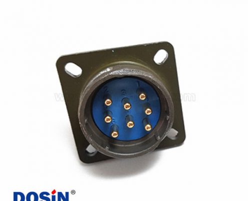 快速卡口Y2M工防航空插座YP28深綠色8芯