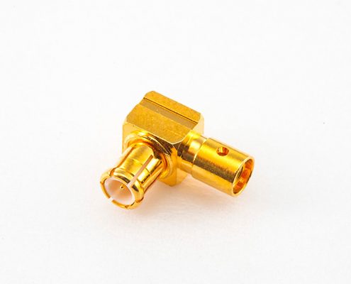 MCX公頭彎式銅鍍金標(biāo)準(zhǔn)50Ω