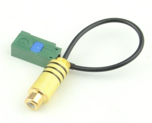 HSD連接器 Fakra E型母頭轉(zhuǎn)RCA母頭RG174組裝線材