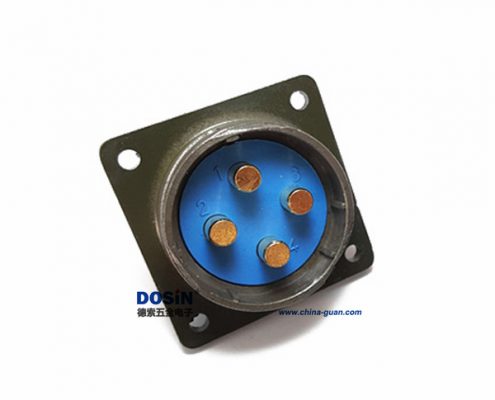 YP36-4航空插座 線纜連接頭 圓形連接器4芯 耦合器