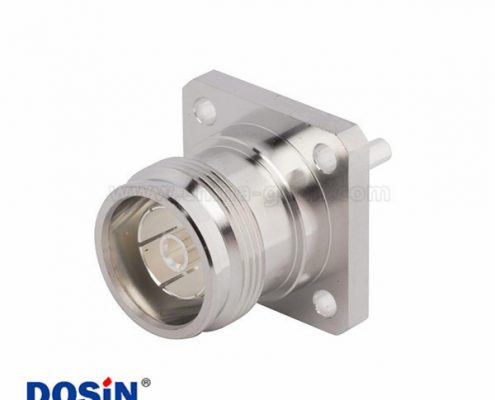 4.3-10接口直式4孔法蘭低PIM設(shè)計(jì)50歐姆