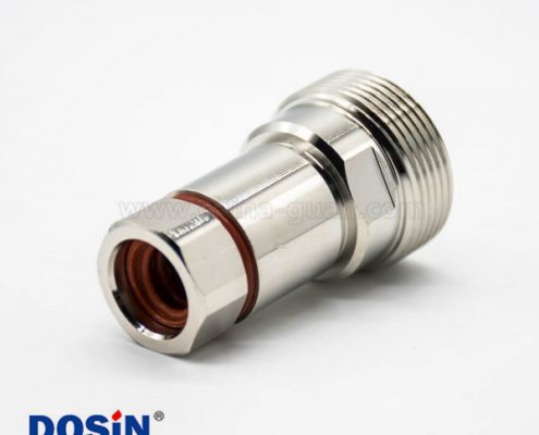 1 2din母頭直式DIN7/16接線焊接1/2饋線標(biāo)準(zhǔn)RF連接器