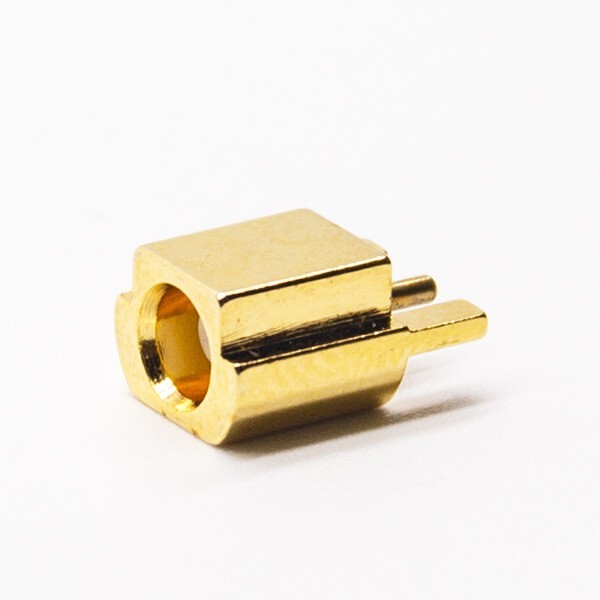 mcx-offset-to-panel-female-connector-straight-gold-plating-for-pcb-mount(4) mcx母座同軸連接器直式沉板貼片式接PCB板