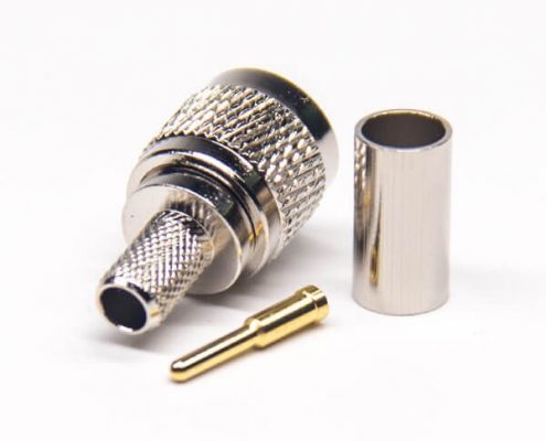 迷你uhf連接器直式公頭接線壓接接線