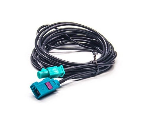 Fakra 連接器C型母頭轉(zhuǎn)Z型公頭接RG174線線長5M