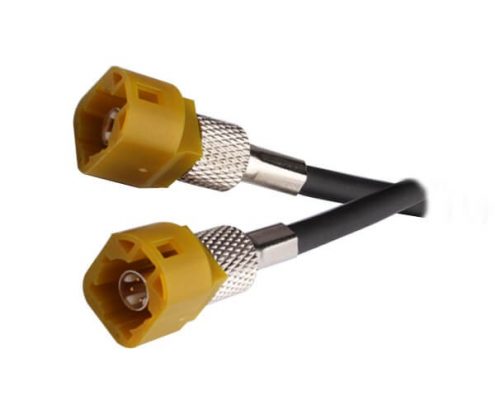 Fakra LVDS組裝線束1米接4芯HSD公頭