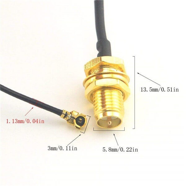ipex-to-sma-cable-od113-15cm-for-wifi-antenna(1) IPEX轉(zhuǎn)SMA線(xiàn)OD1.13黑色組裝線(xiàn)束WiFi天線(xiàn)專(zhuān)用