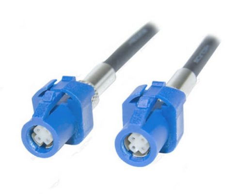 HSD類連接器4芯藍(lán)色母轉(zhuǎn)母LVDS組裝線纜1M