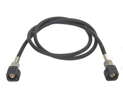 國(guó)內(nèi)HSD4p連接器廠家供應(yīng)4芯黑色HSD公轉(zhuǎn)公線束1米