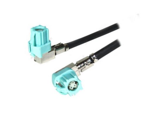 國(guó)內(nèi)HSD連接器廠家供應(yīng)4芯母轉(zhuǎn)母LVDS組裝線束1M