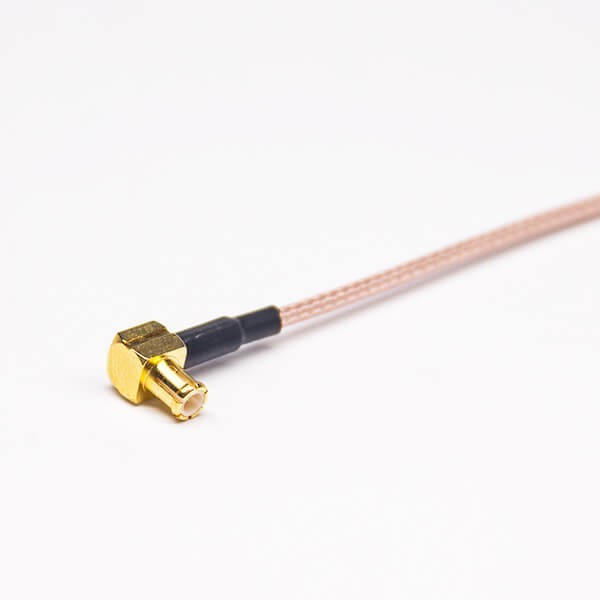 mcx-rf-cable-assembly-rg178-15cm-td(4) 射頻連接器 MCX90度公接RG178線長15cm剝線沾錫