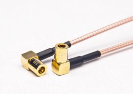 RF轉(zhuǎn)換線SMB90度母轉(zhuǎn)母接RG316線15CM