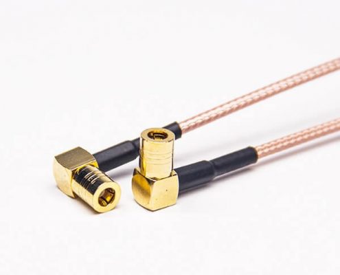 RF轉(zhuǎn)換線SMB90度母轉(zhuǎn)母接RG316線15CM