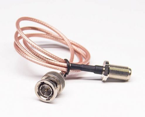 F頭線供應廠家BNC公轉(zhuǎn)F母接RG179線長60CM