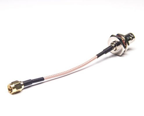 BNC轉(zhuǎn)SMA線直式 母頭轉(zhuǎn)直式公頭大六角防水接RG316線