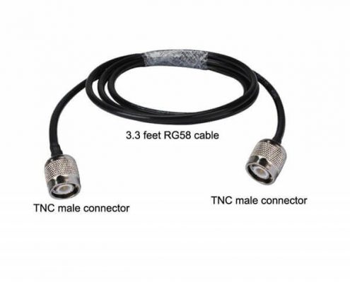 轉(zhuǎn)接頭TNC公頭轉(zhuǎn)公頭接RG58線線長1米