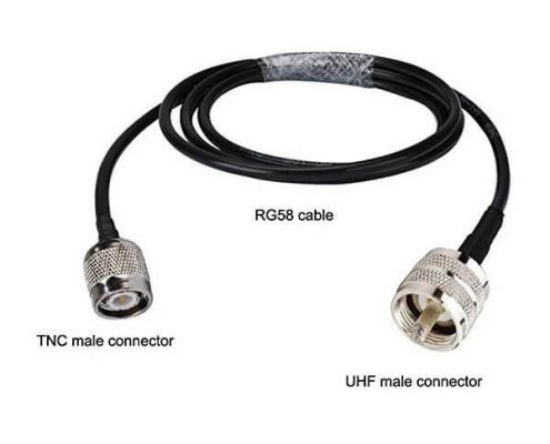 TNC接頭天線延長線RG58轉(zhuǎn)UHF PL259接頭線長50CM