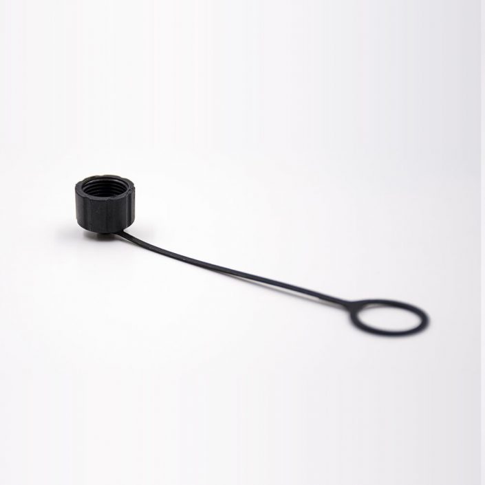 M12防塵帽塑料帶鏈條用于公頭連接器