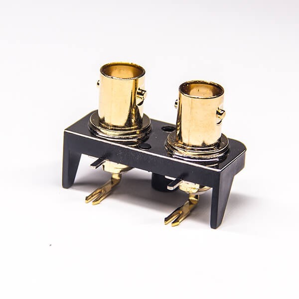 2-holes-bnc-connectors-female-angled-through-hole-for-pcb-mount BNC彎接頭母頭穿孔式接PCB板