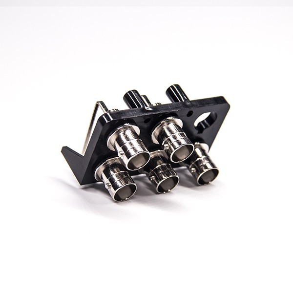 5-holes-bnc-connectors-90-degree-female-through-hole-for-pcb-mount(7) 5孔BNC接口母頭彎式PCB板安裝插孔式射頻同軸連接器
